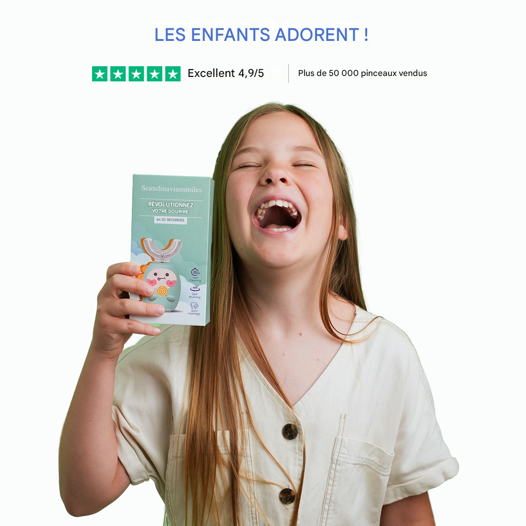 Brosse pour enfants - Gummy Green
