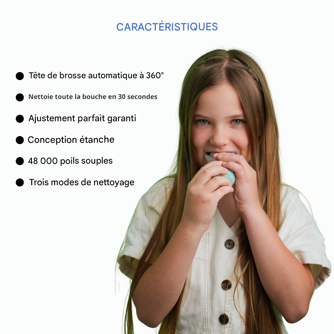 Brosse pour enfants - Gummy Green