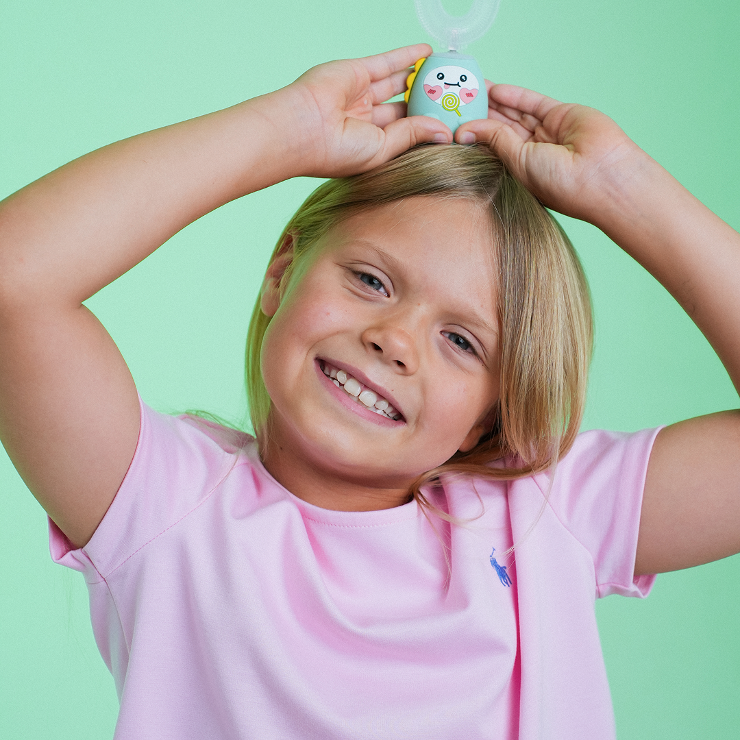 Brosse pour enfants - Gummy Green
