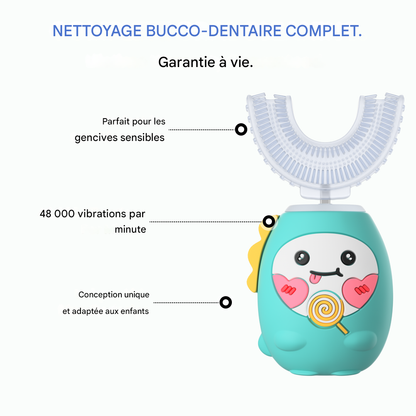 Brosse pour enfants - Gummy Green